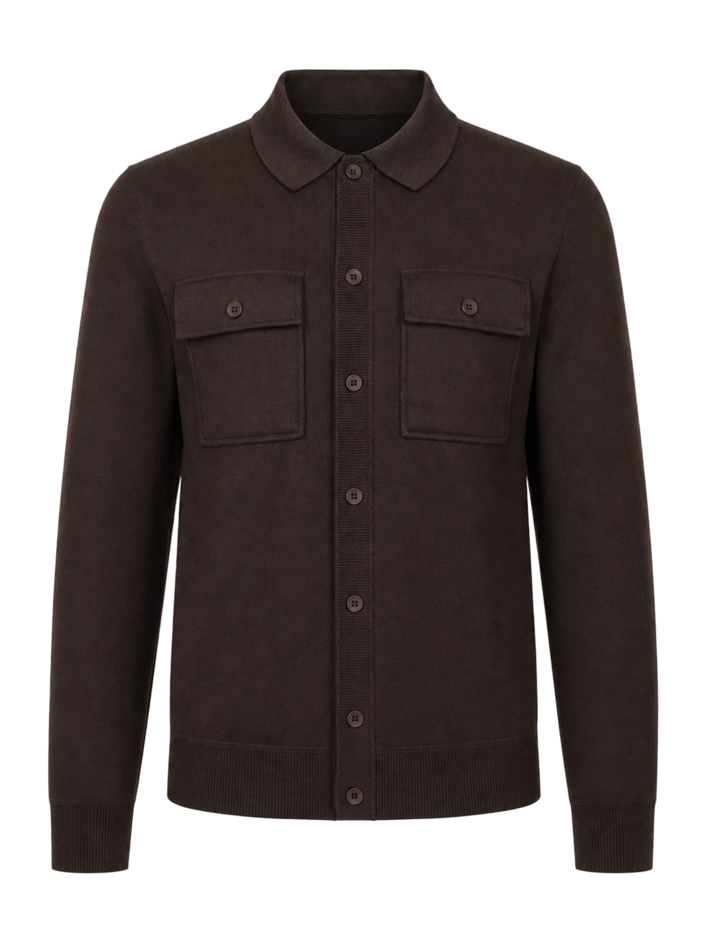 T-shirt BRAVE SOUL en marron : devant