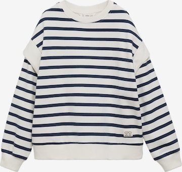 MANGO KIDSSweater majica 'HOMBRI' - plava boja: prednji dio