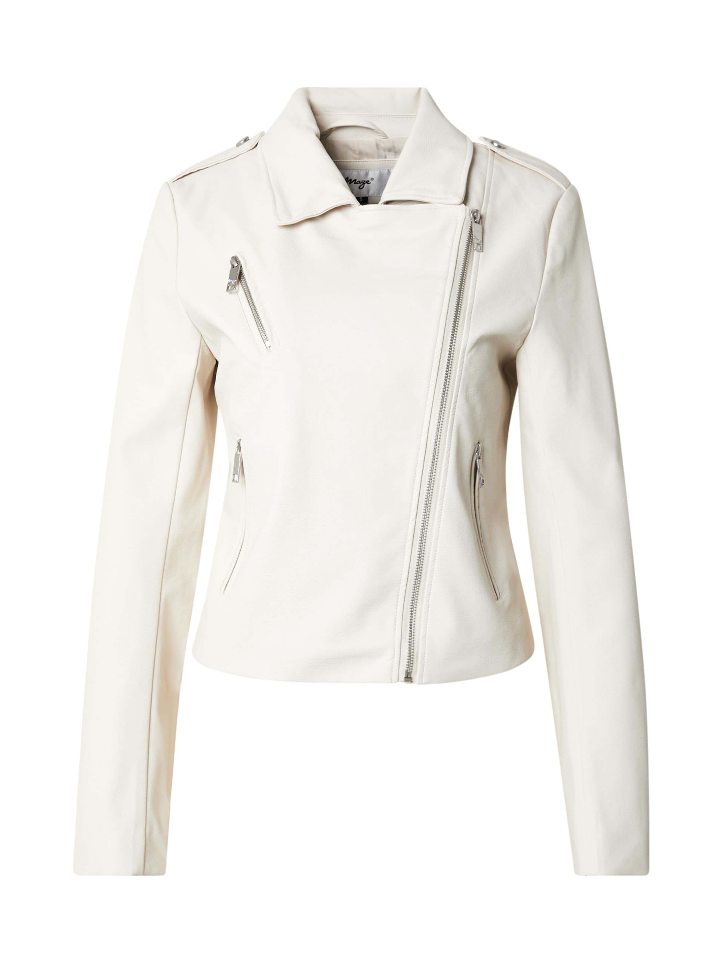 Maze Jacke in Weiß: Vorderseite