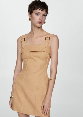 MANGO Summer dress 'Lennox' in Beige: front
