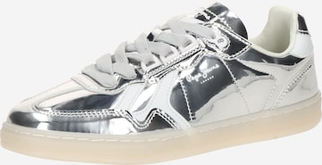 sudrabs Pepe Jeans Zemie brīvā laika apavi 'BALL MIRROR': no priekšpuses