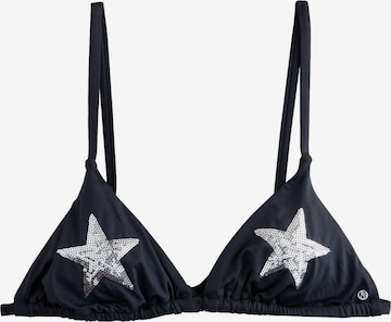 Rockett St GeorgeBustier Bikini gornji dio - crna boja: prednji dio