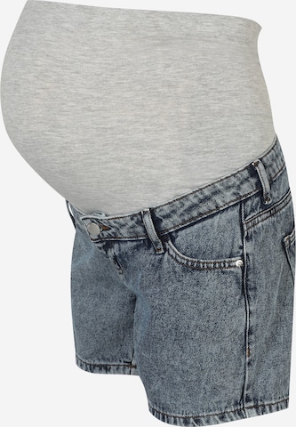 Only Maternity Jeans 'JAGGER' in Blue: front