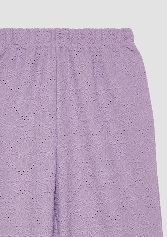 Wide Leg Pantalon s.Oliver en violet