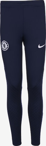 NIKE Workout Pants 'FC Chelsea Strike' in Blue: front
