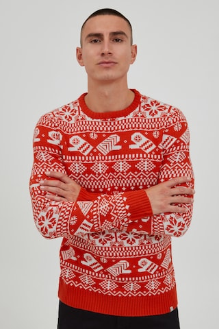 11 Project Sweater 'UWE' in Red: front