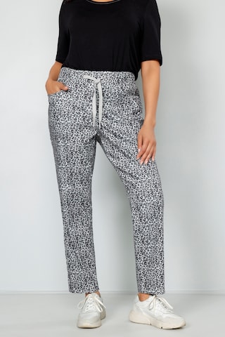 MIAMODA Skinny Leggings in Grey: front