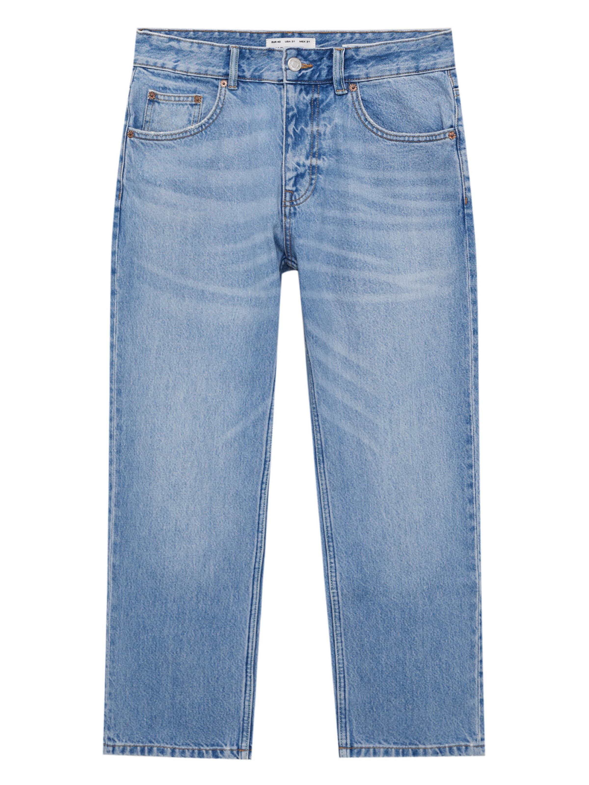 Pull&Bear Regular Jeans i blå: framsida