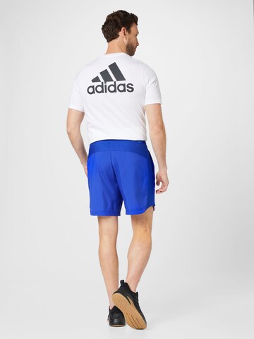 ADIDAS PERFORMANCE Regular Workout Pants 'Hiit Base ' in Blue