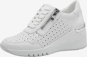 Baskets basses MARCO TOZZI en blanc : devant