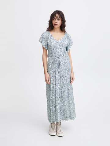 ICHI Kleid 'Aya' in Blau: Vorderseite