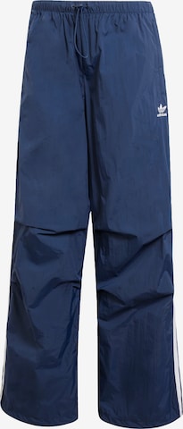 ADIDAS ORIGINALS Hose '3-Stripes Woven Parachute' in Blau: Vorderseite