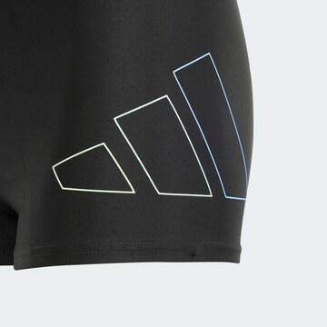 ADIDAS PERFORMANCE Athletic Swimwear in Black