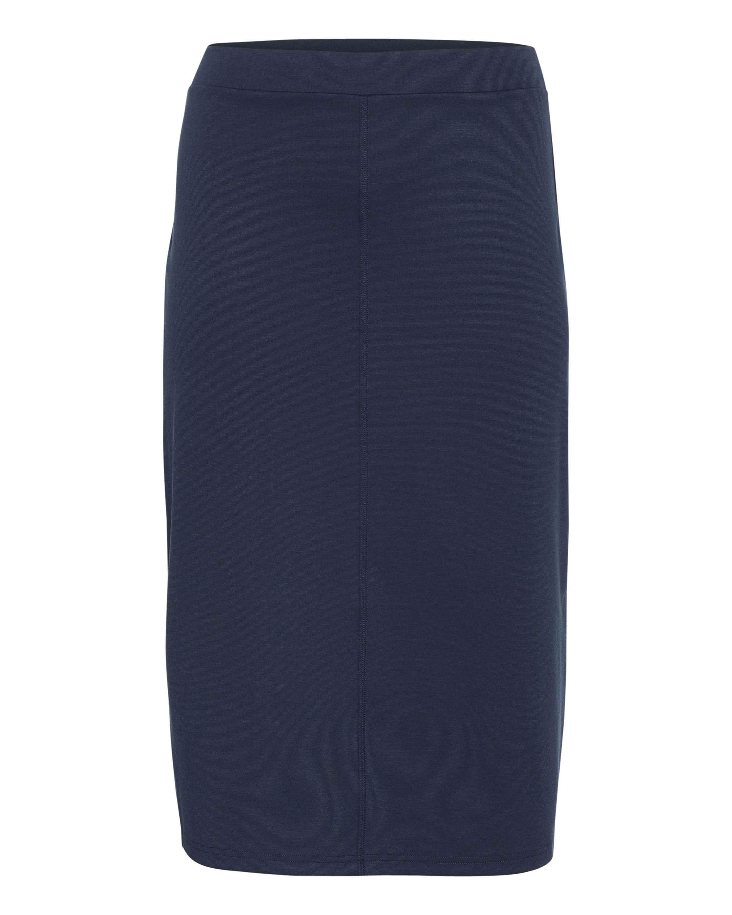 KAFFE CURVE Sukně 'KC Jenna' – modrá: přední strana