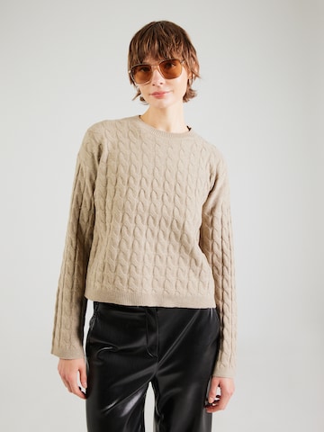 Pull-over 'AWLorella' VERO MODA en beige : devant