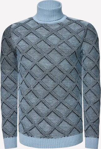 Rusty Neal Rollkragenpullover in Blau: predná strana