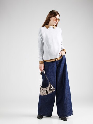 TOM TAILOR DENIM Pullover in Grau