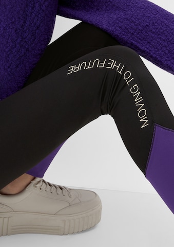 Coupe slim Leggings s.Oliver en violet