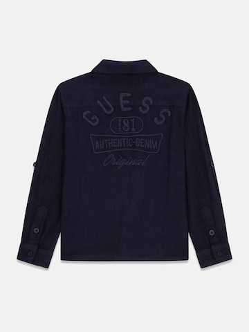 GUESS Regular Fit Hemd in Blau