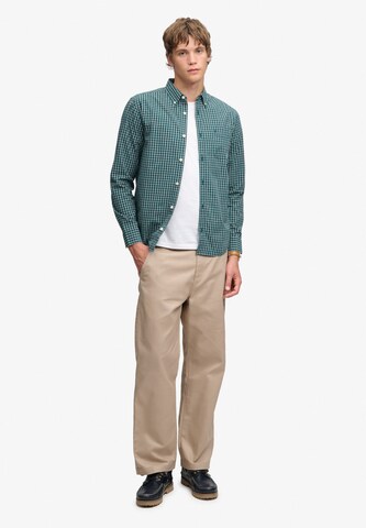 Superdry & Co Comfort fit Overhemd in Groen