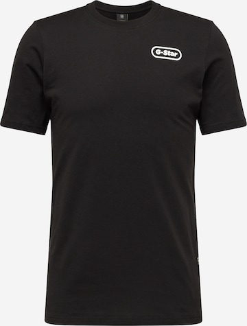 G-Star RAW - Camiseta en negro: frente