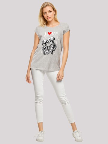 F4NT4STIC Shirt 'Love is all you need' in Grey