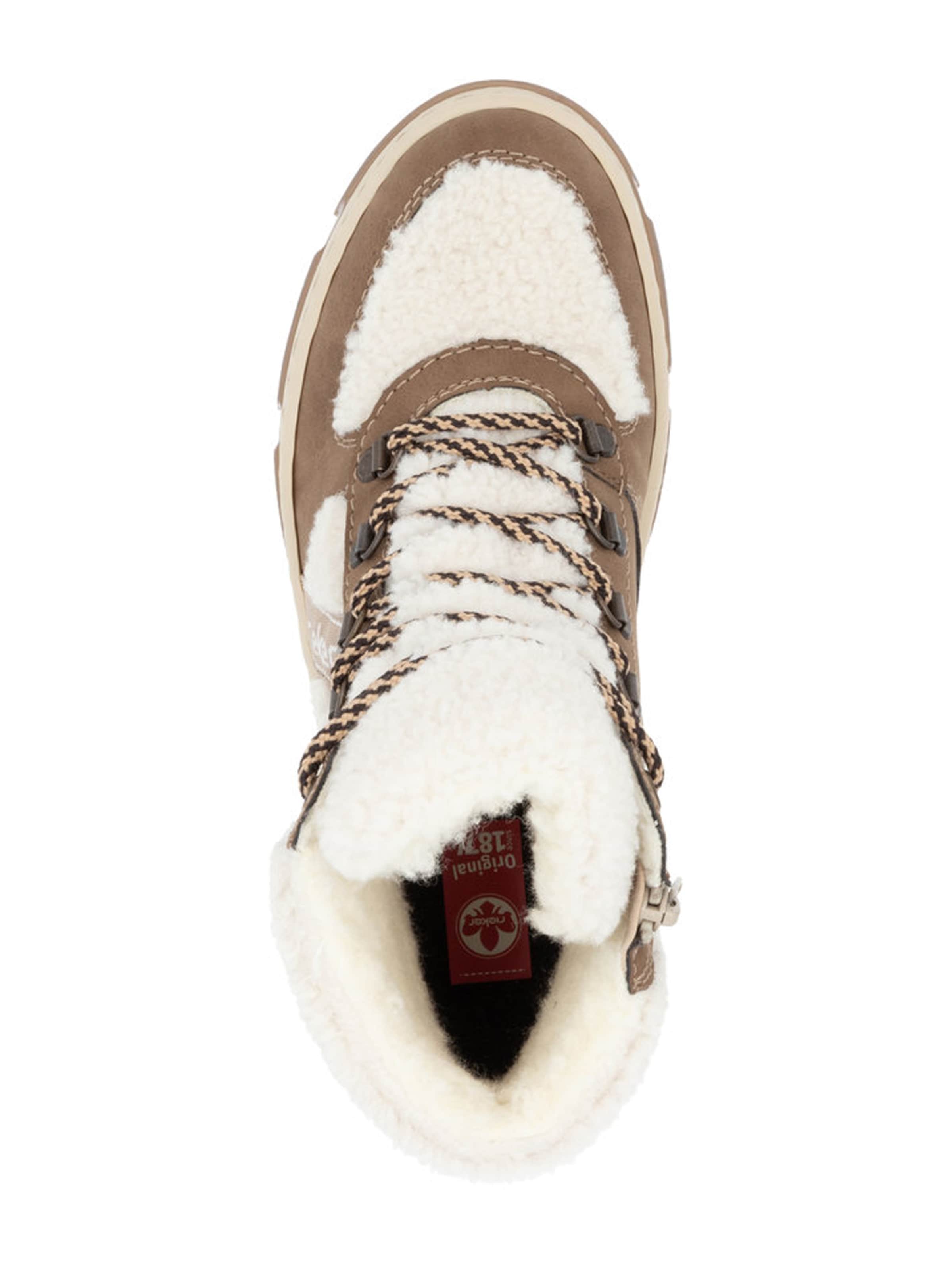 Rieker Ботинки на шнуровке в Бежевый