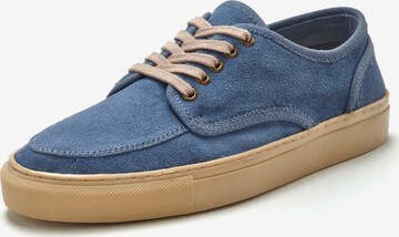 Authentic Le Jogger Lace-Up Shoes in Blue: front