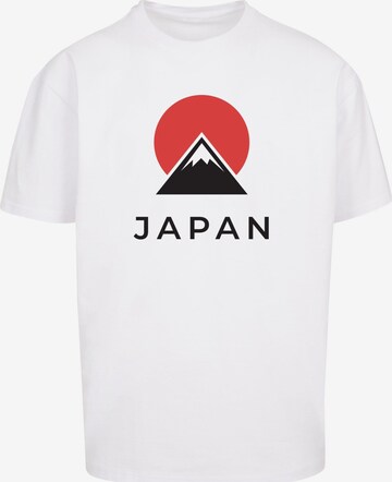 Merchcode Shirt 'Japan' in Wit: voorkant