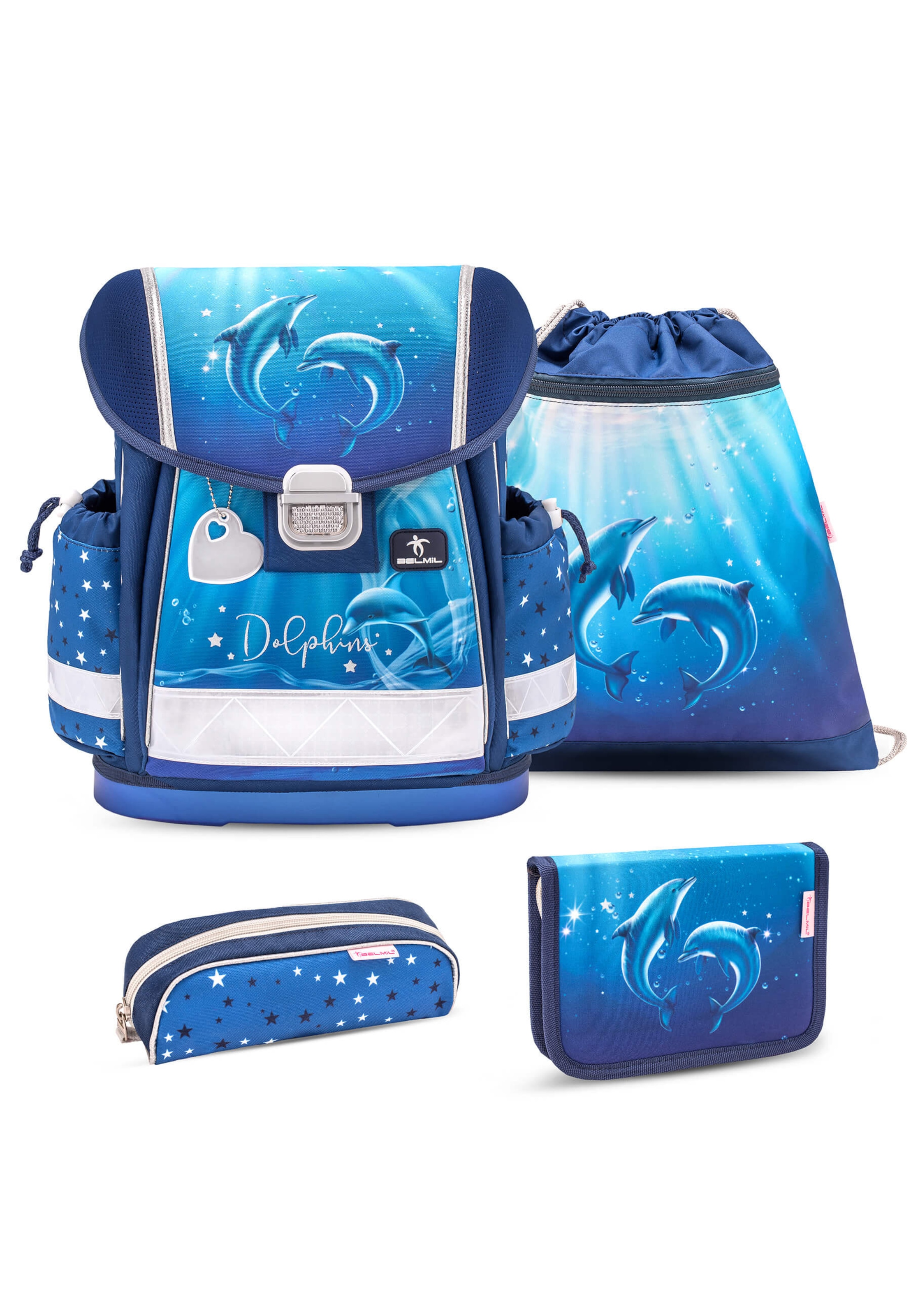 Belmil Backpack in Blue: front