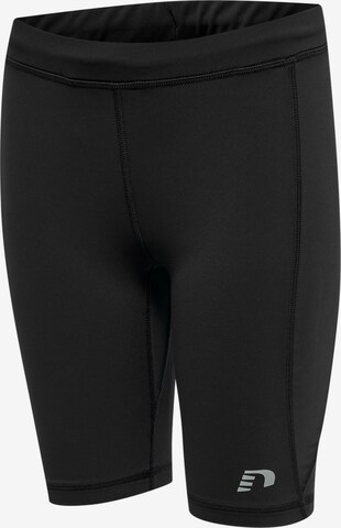 Coupe slim Pantalon de sport Newline en noir