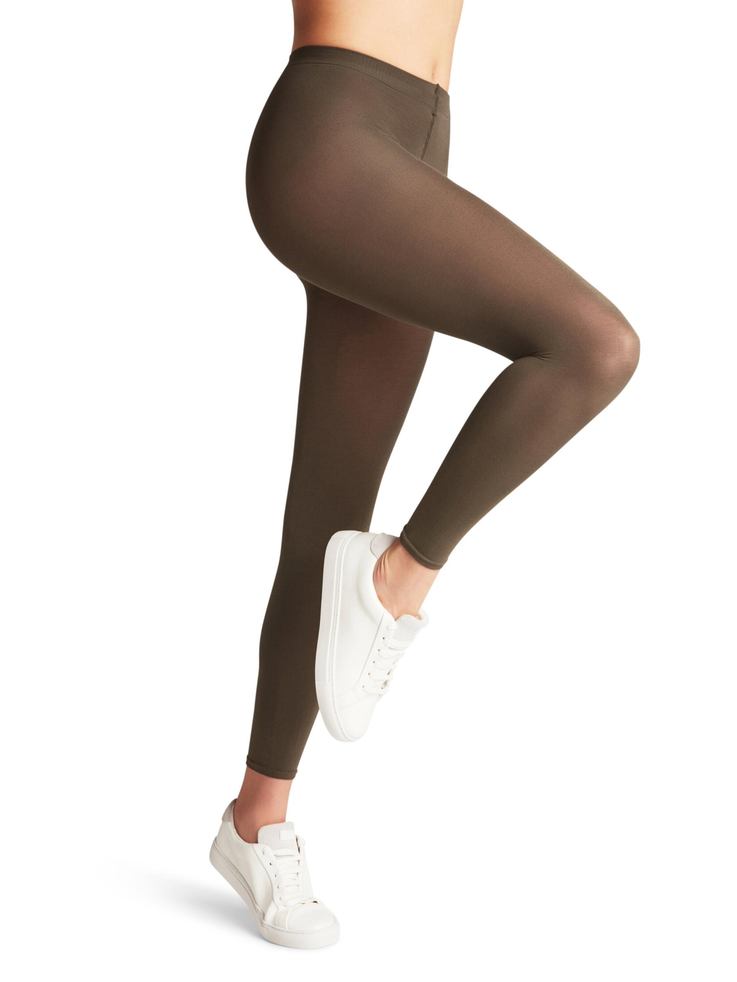 FALKE Skinny Leggings 'Cotton Touch' in Green