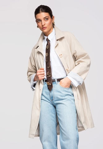 Ombre Between-Seasons Coat 'Colc' in Beige