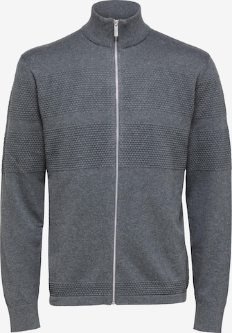 SELECTED HOMME Strickjacke 'Maine' in Grau: predná strana