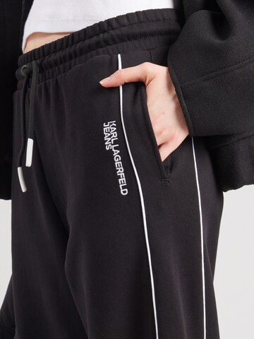 KARL LAGERFELD JEANS Конический (Tapered) Штаны в Черный