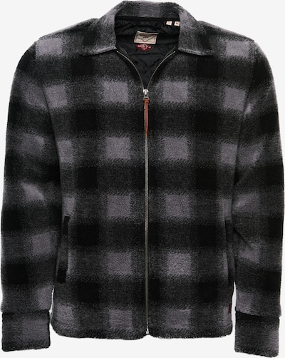Superdry Tussenjas in de kleur Chocoladebruin / Grijs, Productweergave