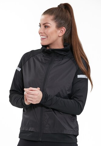 ENDURANCE Athletic Jacket 'Lasdy' in Black: front