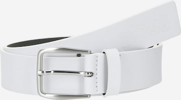 BOSS Belt 'Tobi' in White: front