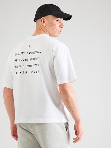 balts Jordan T-Krekls: no priekšpuses