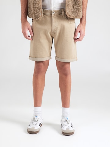 JACK & JONES tavaline Püksid 'JJIRICK JJFOX', värv pruun: eest vaates