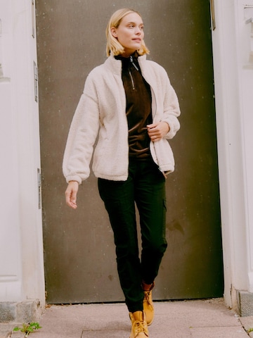 Oxmo - Casaco em moletão ' OXBERINA ' em bege