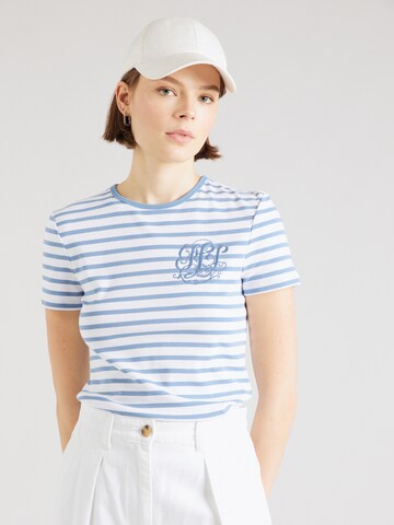 Lauren Ralph Lauren T-shirt 'ALLI' i blå: framsida