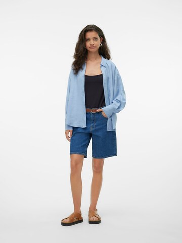 VERO MODA Blouse 'melaney' in Blauw