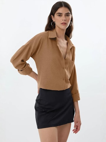 Hiccup Blouse in Brown
