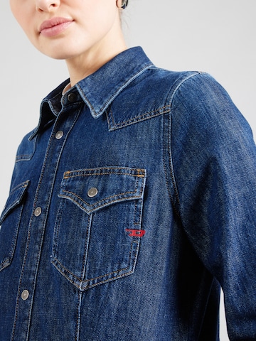 Camicia da donna 'DE-WAVES' di DIESEL in blu