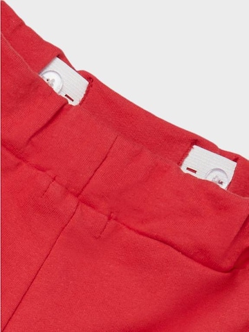 NAME IT Zúžený Kalhoty – červená