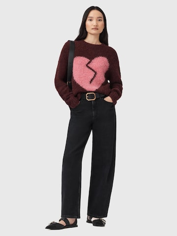 AllSaints Πουλόβερ 'LUVHEART' σε κόκκινο