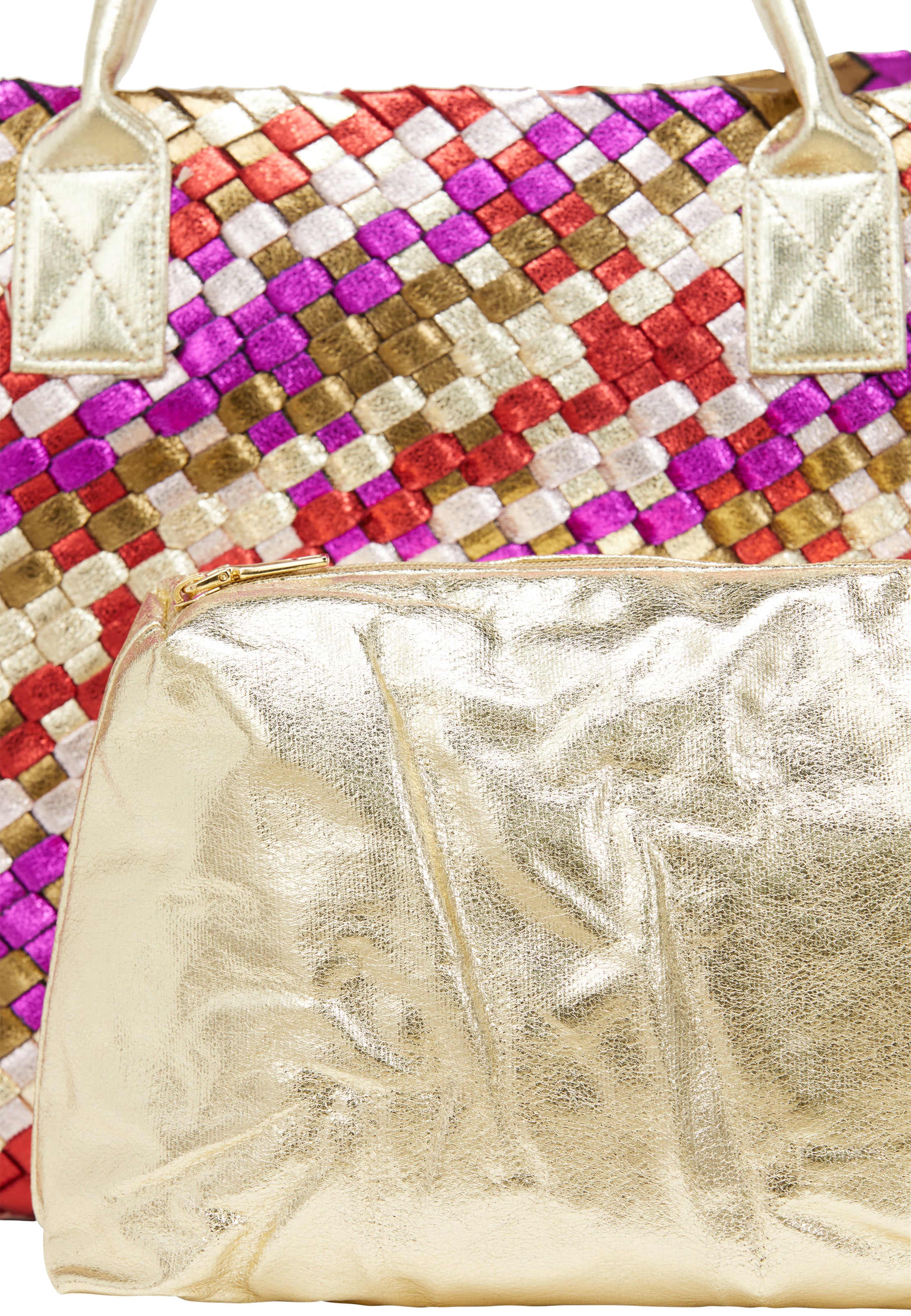 faina Torba shopper w kolorze różowy