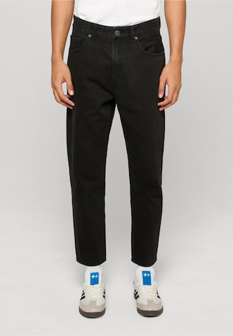 Urban Classics Loosefit Jeans in Zwart: voorkant