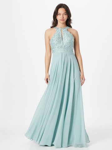 LUXUAR Evening dress in Blue: front